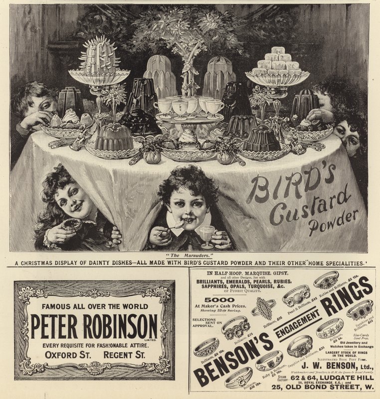 广告传播自The Graphic Christmas Number 1897 作者 英语学校
