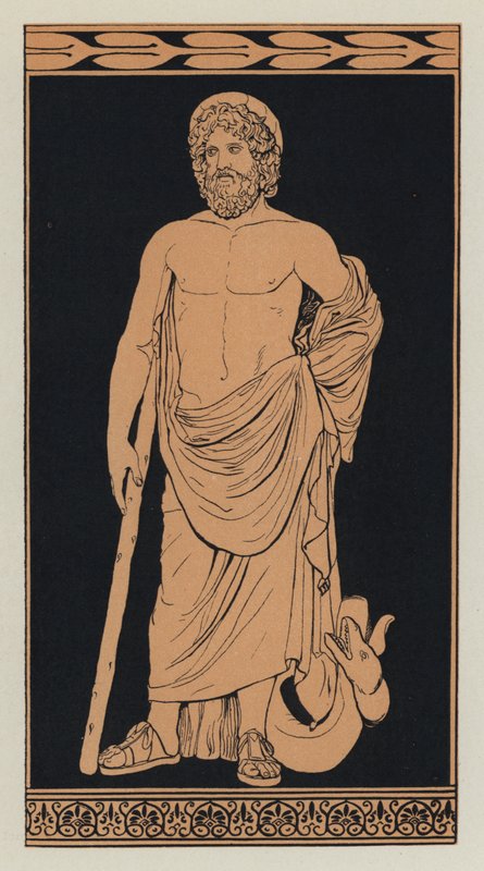 埃斯库拉庇乌斯（彩色石版画） 作者 英语学校
