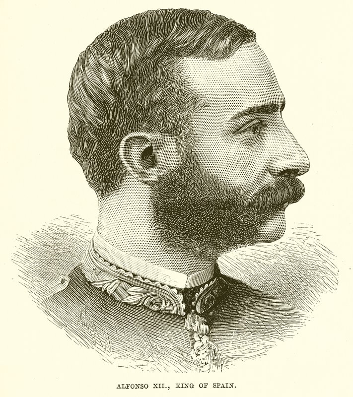 Alfonso XII，西班牙国王 作者 英语学校