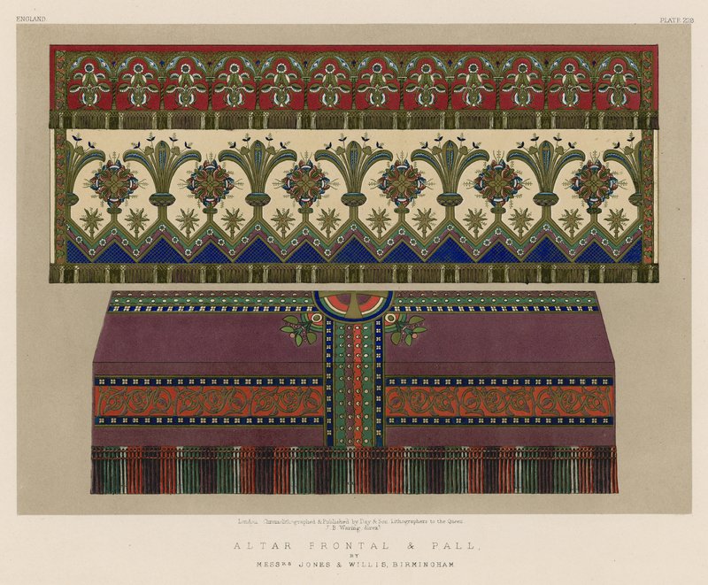祭坛前锋和颇尔由Messrs Jones和Willis，Birmingham 作者 英语学校