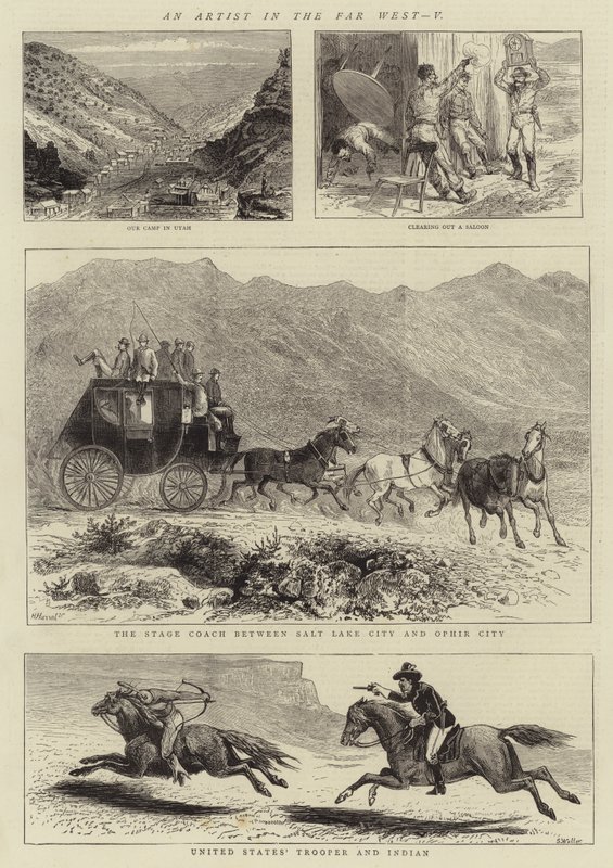 An Artist in the Far West, V (engraving) 作者 英语学校