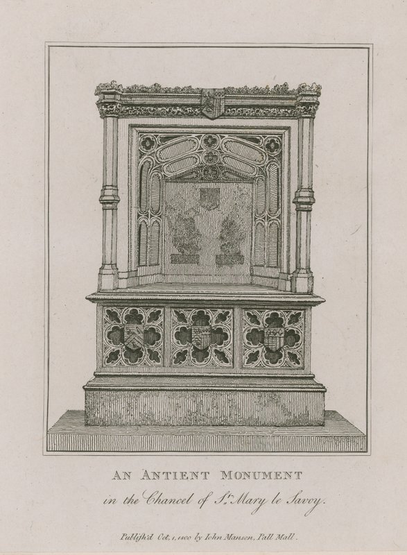 St Mary le Savoy圣坛中的一个古老的物品 作者 英语学校