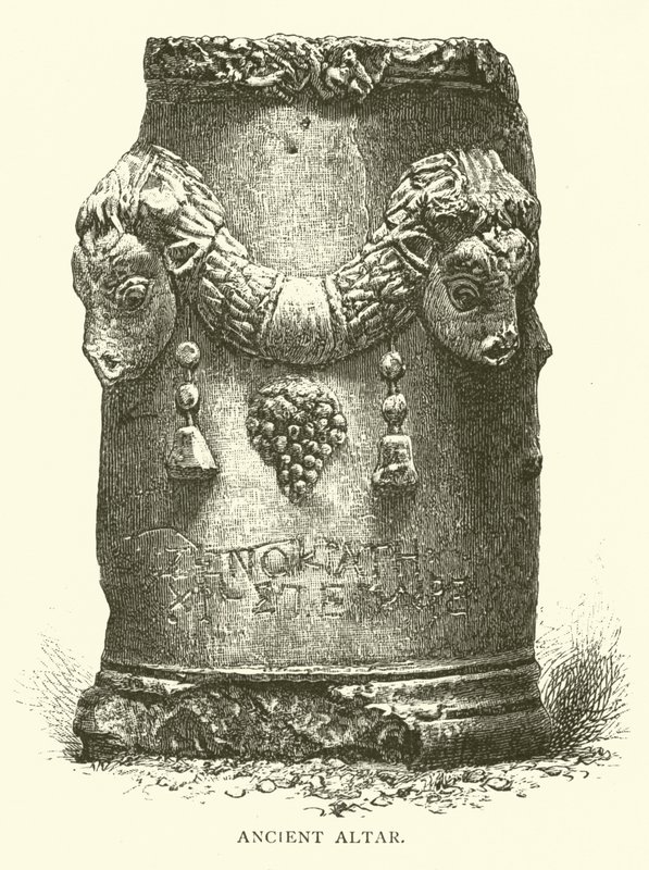 古代祭坛（雕刻 作者 英语学校