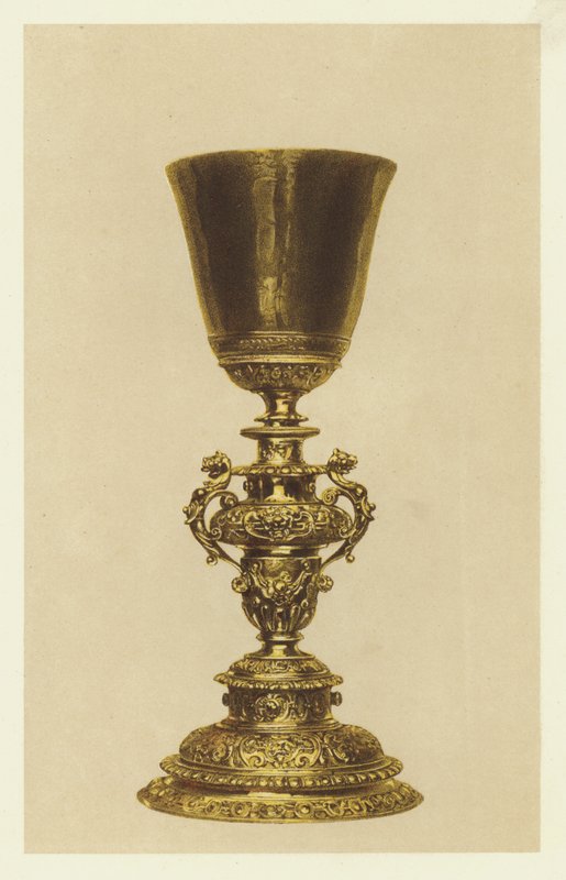 古代镀金圣杯（chromolitho） 作者 英语学校