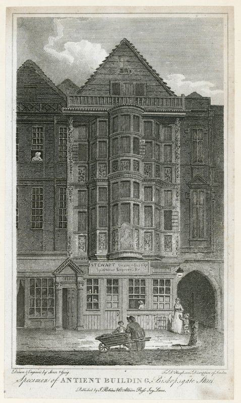 Bishopsgate街的古建筑 作者 英语学校
