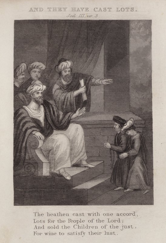 And they have cast Lots, Joel III, ver 3 (engraving) 作者 英语学校