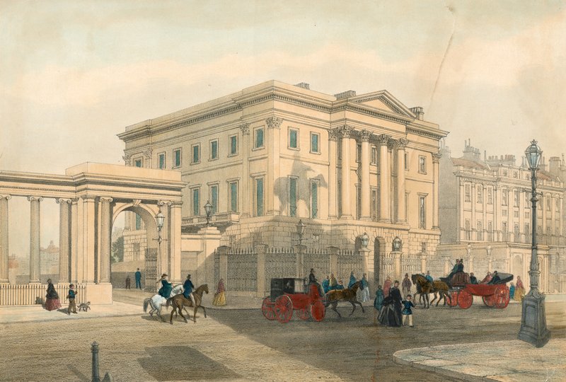Apsley House和伦敦皮卡迪利海德公园角的入口 作者 英语学校