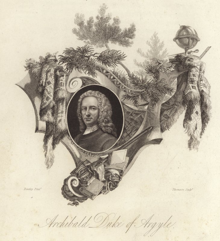Archibald Campbell, 3rd Duke of Argyll, Scottish politician, lawyer and soldier (engraving) 作者 英语学校