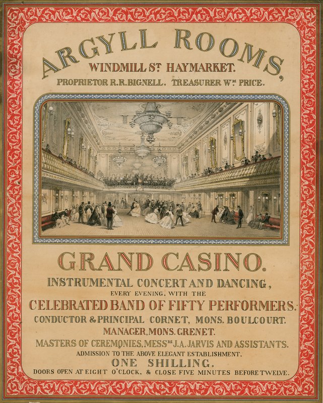 Argyll Rooms，Windmill Street，Haymarket，London 作者 英语学校