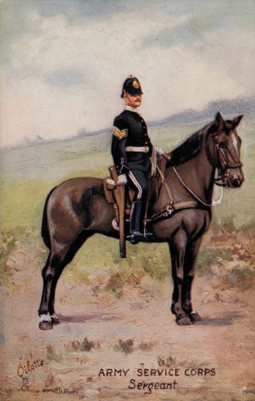 Army Service Corps, Sergeant (colour litho) 作者 英语学校