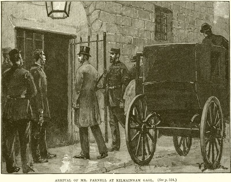 Parnell先生抵达Kilmainham Gaol 作者 英语学校