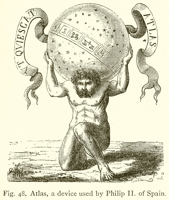 Atlas，西班牙Philip II使用的设备 作者 英语学校