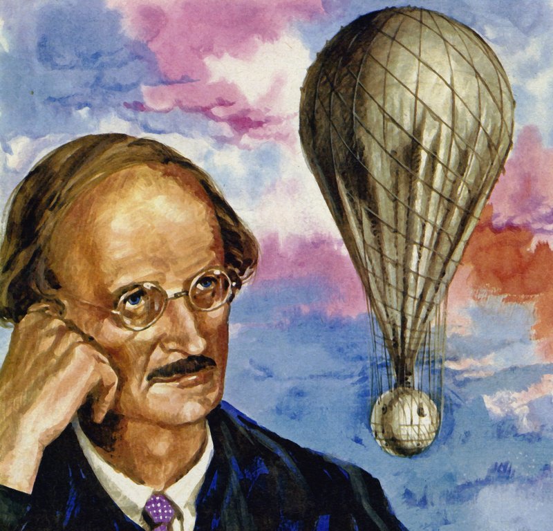 瑞士科学家奥古斯特·皮卡德（Auguste Piccard）在一个气球中升到53,000多英尺 作者 英语学校