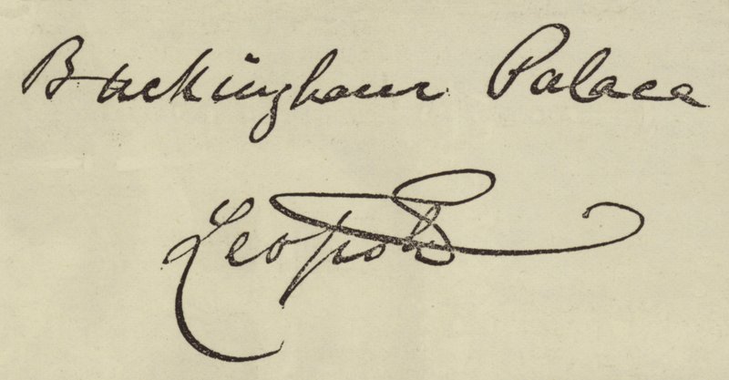 Autograph of the Duke of Albany (engraving) 作者 英语学校