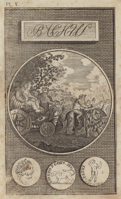 巴克斯（Bacchus），古罗马的酒神（雕刻）。 作者 英语学校