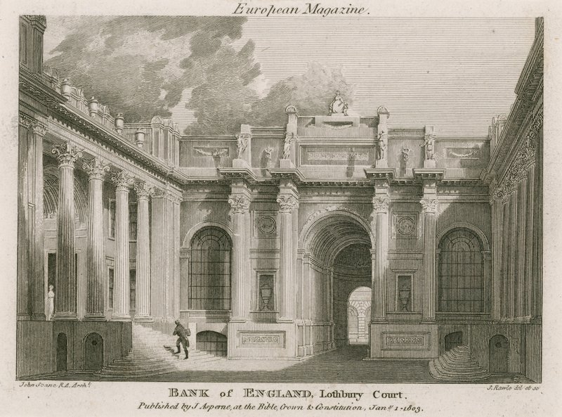 英格兰银行，Lothbury Court 作者 英语学校