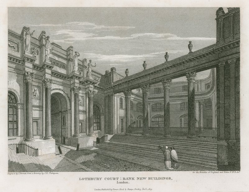 英格兰银行，Lothbury Court 作者 英语学校