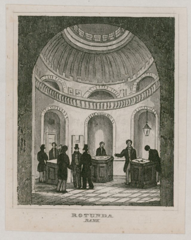 英格兰银行，John Soanes爵士圆形大厅 作者 英语学校