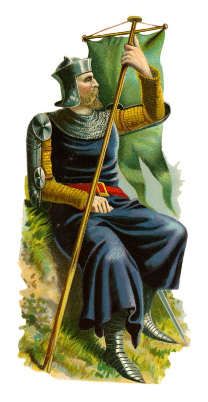 国王爱德华一世的横幅持票人，1274-1307 作者 英语学校