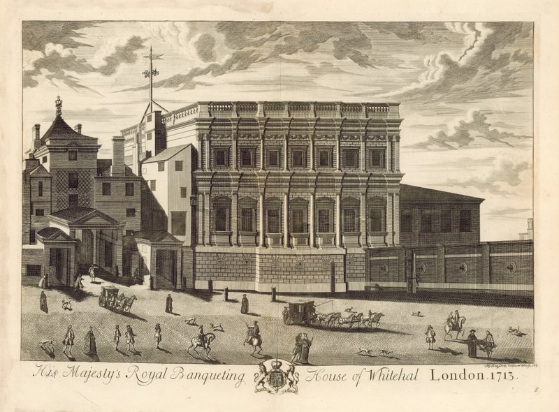 宴会厅，白厅，1713年 作者 英语学校