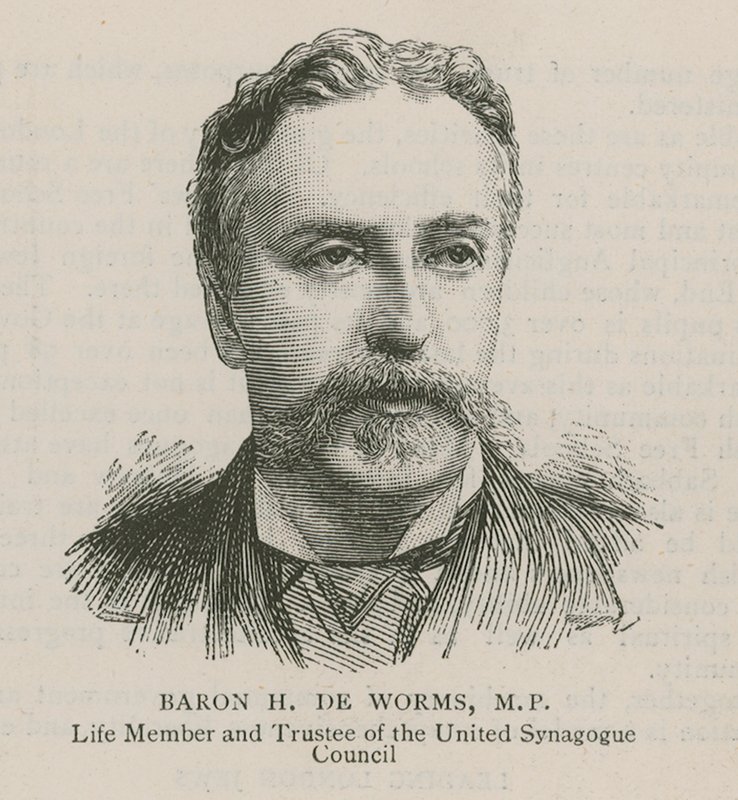 Baron H De Worms，美国国会议员，联合会堂委员会终身会员和受托人 作者 英语学校