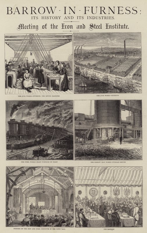 Barrow-in-Furness，它的历史和它的产业（雕刻） 作者 英语学校