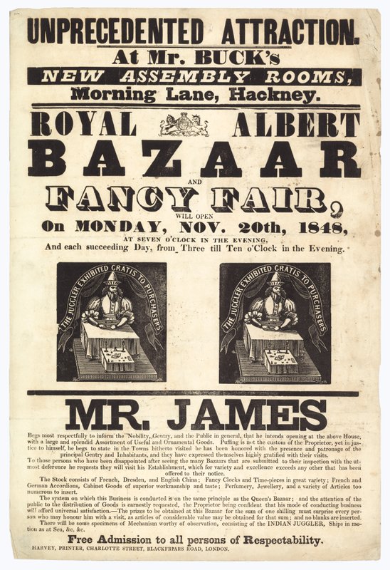Bazaar和Fancy Fair，1848年11月20日 作者 英语学校