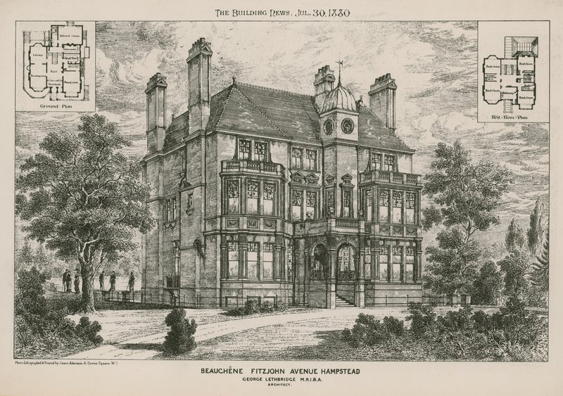 Beauchene，Fitzjohn Avenue，汉普斯特德 作者 英语学校
