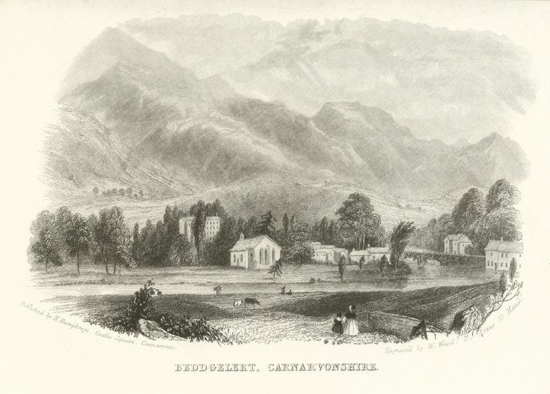 Beddgelert，Carnarvonshire，威尔士 作者 英语学校