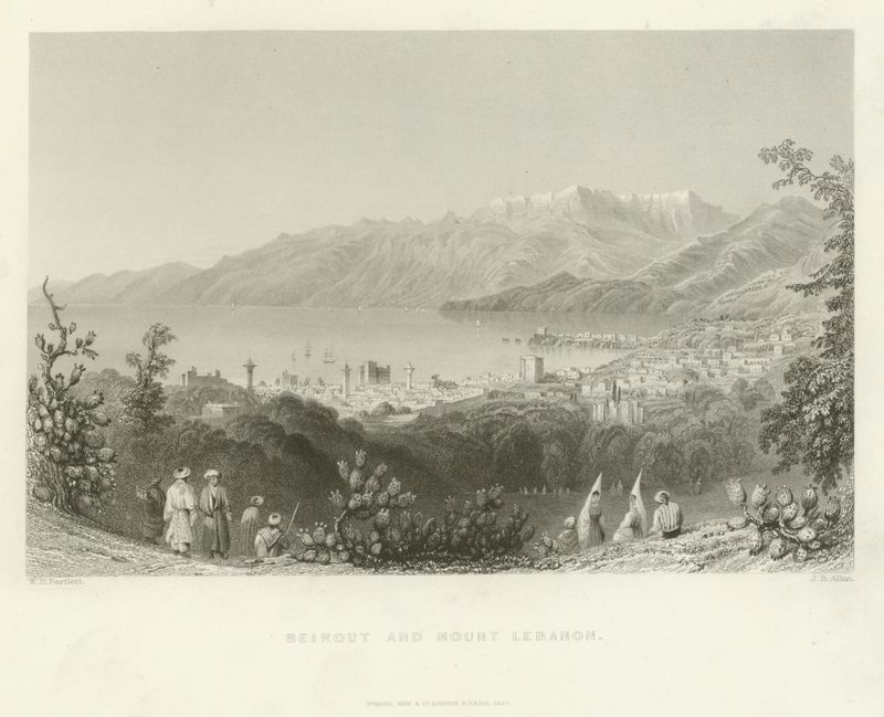 贝鲁特和黎巴嫩山，1837年 作者 英语学校