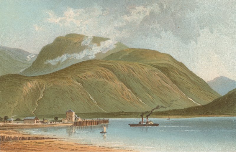 来自Corpach的Ben Nevis 作者 英语学校