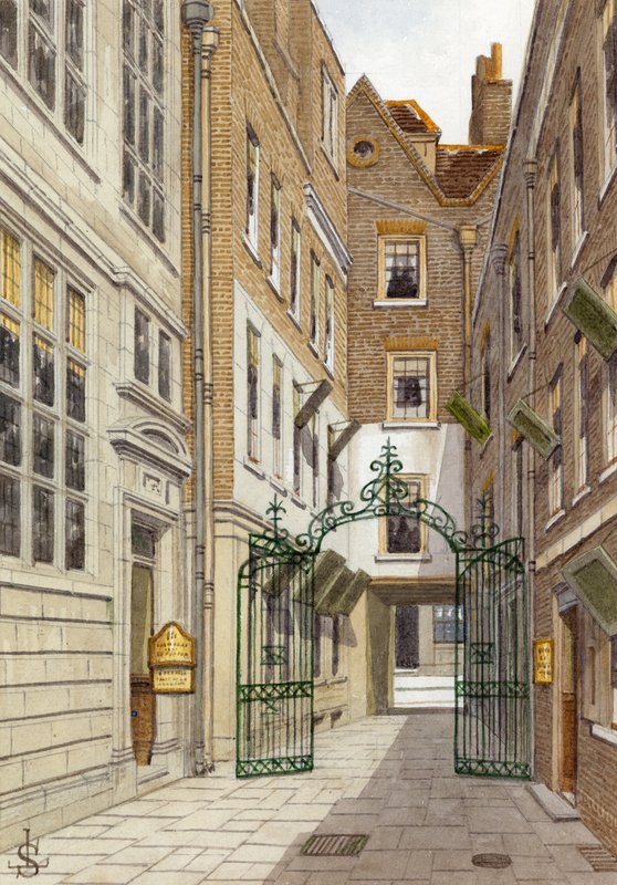 格雷斯彻奇街Benet Place（纸上写着） 作者 英语学校