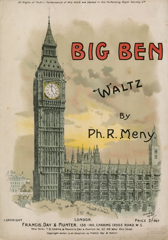 Ph R Meny的大本钟华尔兹 作者 英语学校