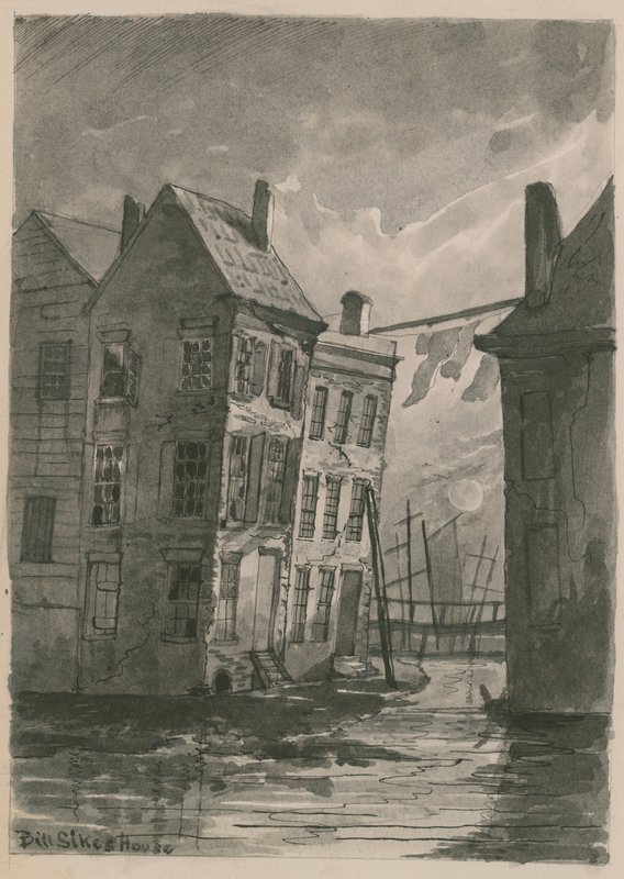 Jacobs Island上的Bill Sikes House（纸上写着） 作者 英语学校