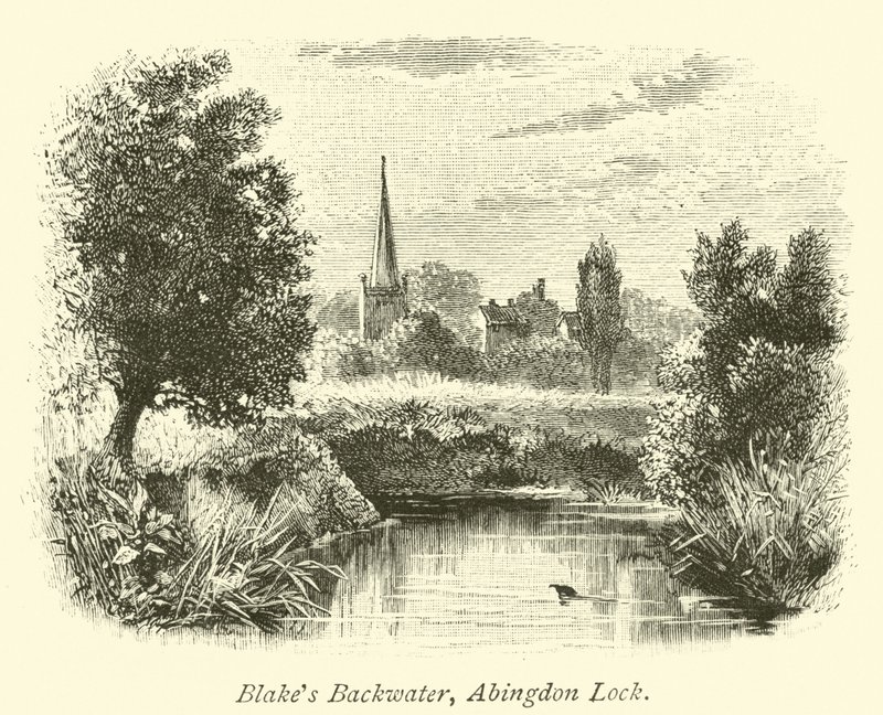 Blakes Backwater，Abingdon Lock 作者 英语学校