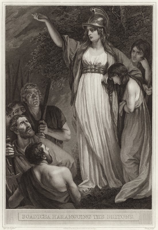 Boadicea haranguing英国人 作者 英语学校