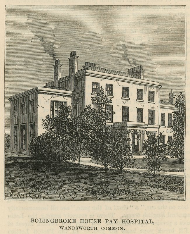 Bolinbroke House Pay医院，Wandsworth Common，伦敦 作者 英语学校