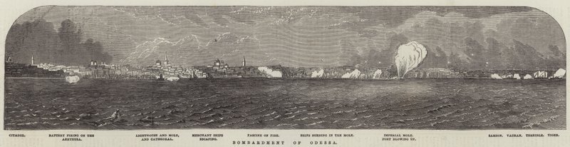 Bombardment of Odessa (engraving) 作者 英语学校
