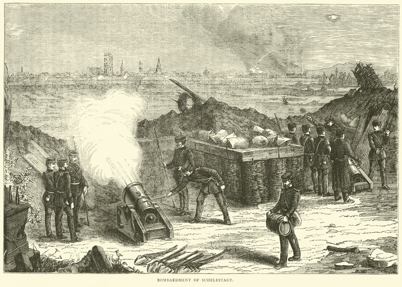 1870年10月，Schelestadt的轰炸 作者 英语学校