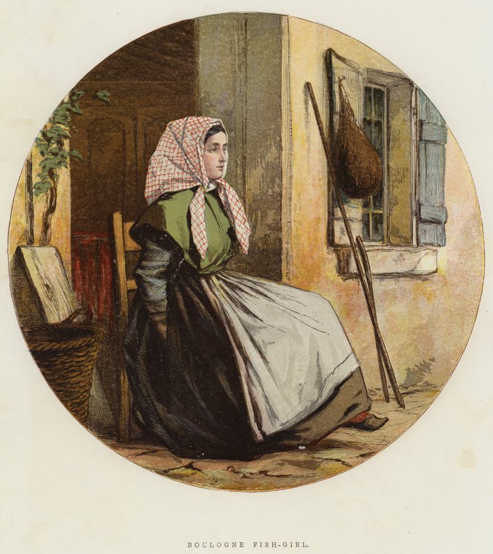 布洛涅鱼姑娘（chromolitho） 作者 英语学校