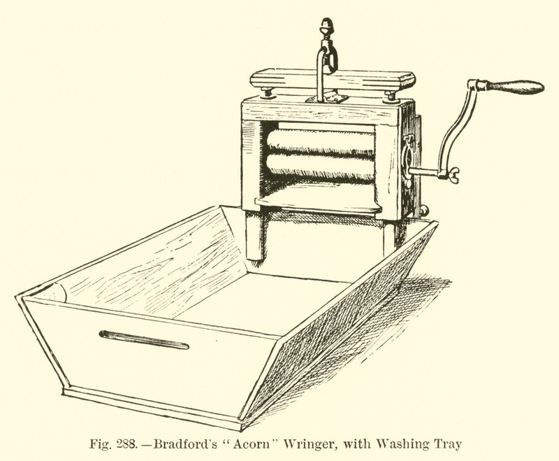 Bradfords Acorn Wringer，带洗涤托盘 作者 英语学校