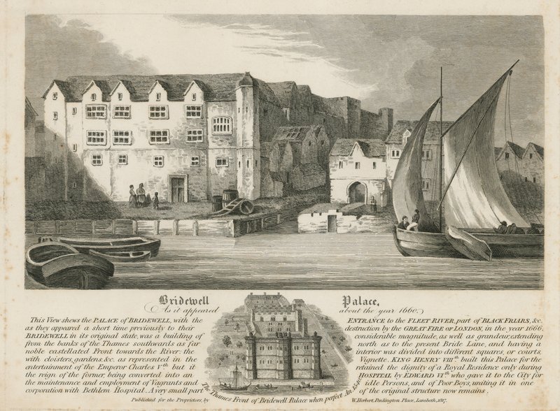 在1660年左右出现的Bridewell Palace 作者 英语学校