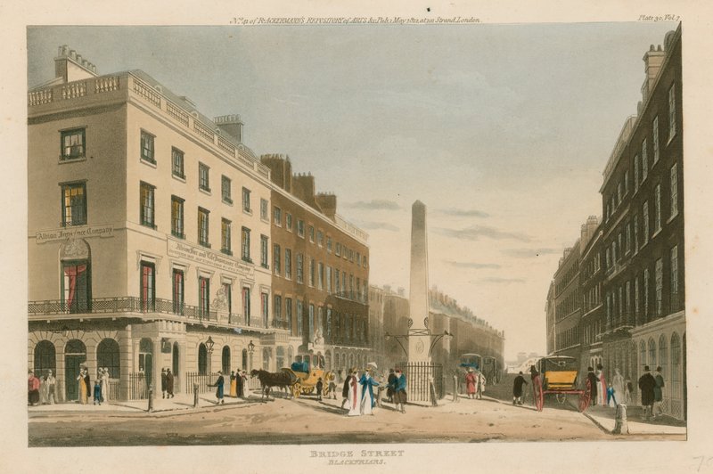 桥街，Blackfriars，伦敦 作者 英语学校