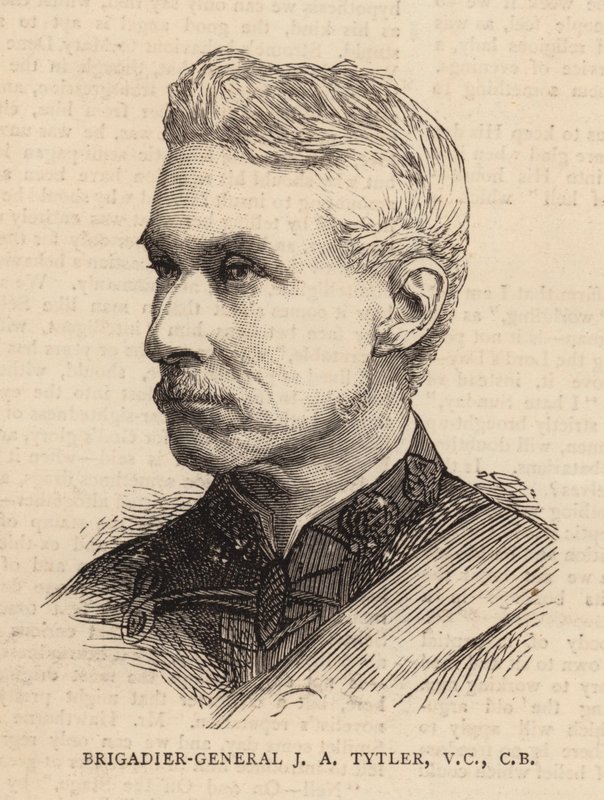 J A Tytler 准将，VC，CB（雕刻） 作者 英语学校