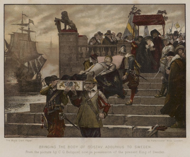 将古斯塔夫·阿道弗斯的遗体带到瑞典，1632年 作者 英语学校