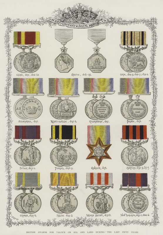 British Awards for Valour on Sea and Land during the Last Fifty Years (chromolitho) 作者 英语学校