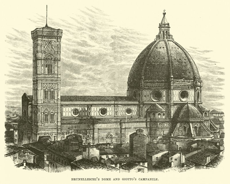 Brunelleschis Dome和Giottos Campanile 作者 英语学校