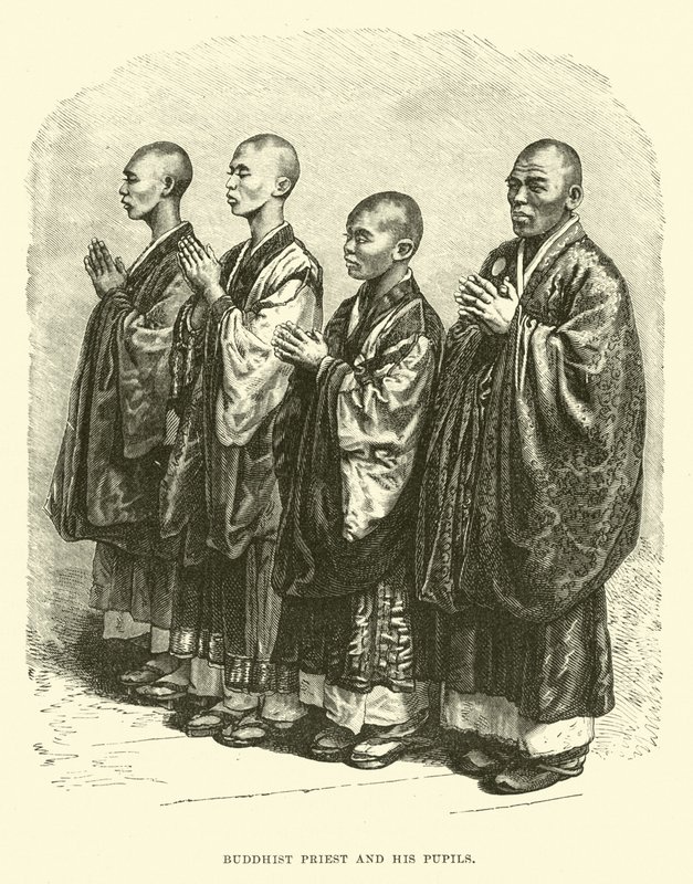 佛教牧师和他的学生 作者 英语学校