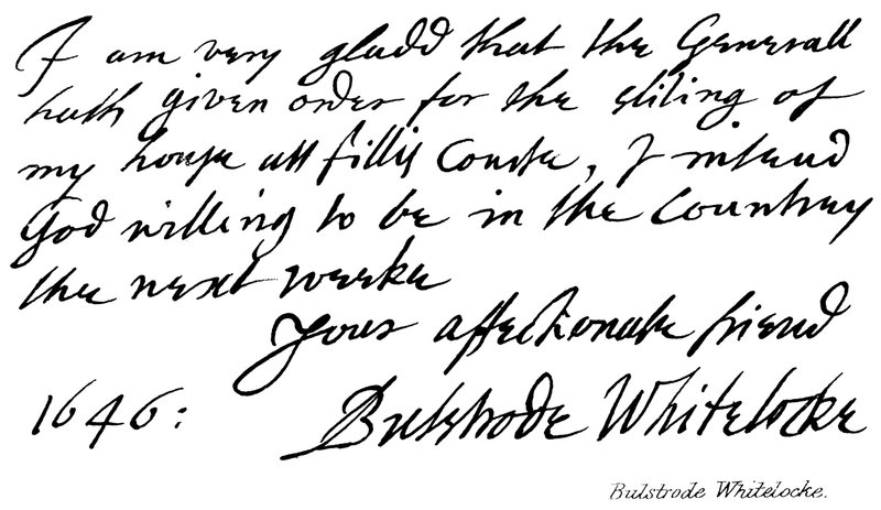 Bulstrode Whitelocke 作者 英语学校