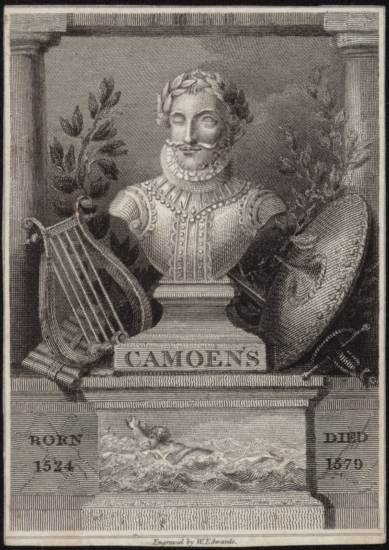 Luis de Camoens的半身像 作者 英语学校